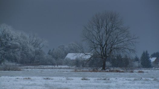 Winterfoto von Czeslaw Gorski-053_ein schneebedecktes dorf in der ferne